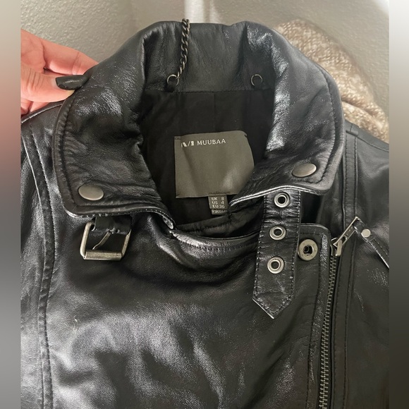 Stylish and Beautiful Muubaa Leather Jacket - Picture 9 of 13